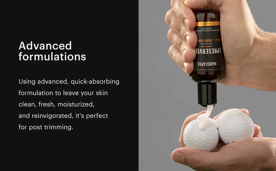 MANSCAPED The Crop Preserver, Anti-Chafing Men's Ball Deodorant, Male Care Hygiene Moisturizer Featuring Soothing Aloe Vera, 4oz 4 Fl Oz (Pack of 1) - manscaped