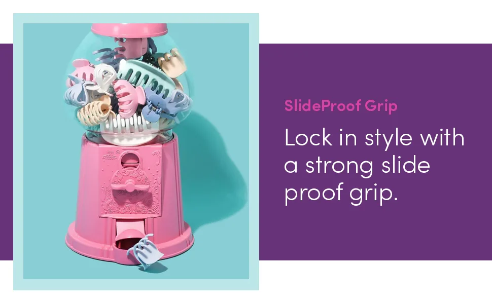 Goody Classics Medium Claw Clips , Assorted Colors - Great for Easily Pulling Up Your Hair - Pain-Free Hair Accessories for Women, Men, Boys, and Girls , 4 Count (Pack of 1) - Thick Elastic Thin Pin Rubber Pins Pelo Curly