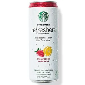 Starbucks, Refreshers with Coconut Water, Strawberry Lemonade, 12 fl Oz. Cans (12 Pack) - product information 7