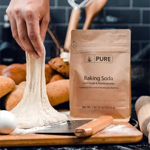 Pure Original Ingredients Baking Soda (2 lb) Sodium Bicarbonate (NaHCO3), Always Pure, No Fillers Or Additives. 2 Pound (Pack of 1) - Pure baking soda for baking