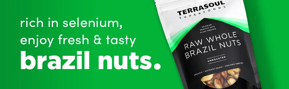 Terrasoul Superfoods Organic Brazil Nuts, 2 Lbs (2 Pack) - Raw | Unsalted | Rich in Selenium Brazil Nuts 1 Pound (Pack of 2) - Brazil Nuts