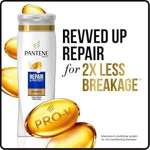 Pantene Conditioning Detangler Spray, Nutrient Boost, Pro-V Repair and Protect for Damaged Hair, 8.5 oz, 3 count (Packaging May Vary) - hair breakage shampoo for damaged hair brittle dry heat styling bleached colored dyed restore