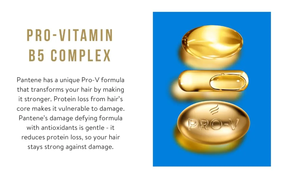 Pantene Conditioning Detangler Spray, Nutrient Boost, Pro-V Repair and Protect for Damaged Hair, 8.5 oz, 3 count (Packaging May Vary) - pantene pro v vitamin b5 complex antioxidants hair health nourish strands hair vitamins e damage