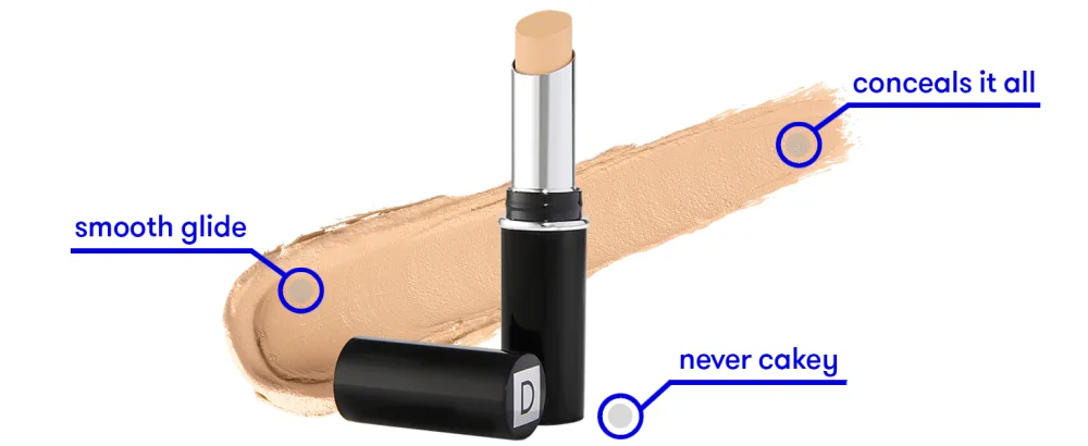 Dermablend Quick Fix Full Coverage Concealer Stick , Fast & Easy Pecision Coverage with all day Hydration. 10C Natural 0.16 Ounce - dermablend quick fix concealer color correcting concealer corrective concealer face eye concealer