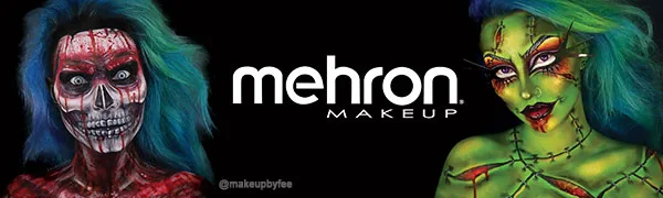 Mehron Makeup StarBlend Cake (2 oz) (Black) - mehron special effects makeup face body paint cosplay halloween paradise artist professional sfx fx
