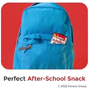 Nutella & GO! Hazelnut And Cocoa Spread With Breadsticks, Snack Pack, Easter Basket Stuffers, 1.8 oz each, Bulk 24 Pack Breadsticks, 24 Count - Perfect After-School Snack