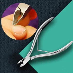 Cuticle Trimmer Cuticle Nippers,Professional Stainless Steel Cuticle Cutter Cuticle Remover,Pedicure Manicure Tools for Fingernails and Toenails Silver - product information 2