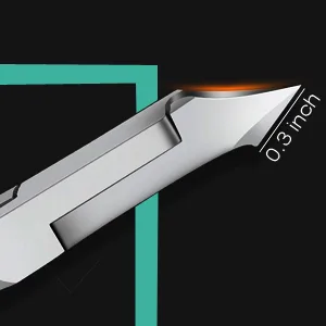 Cuticle Trimmer Cuticle Nippers,Professional Stainless Steel Cuticle Cutter Cuticle Remover,Pedicure Manicure Tools for Fingernails and Toenails Silver - product information 5
