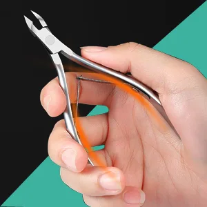 Cuticle Trimmer Cuticle Nippers,Professional Stainless Steel Cuticle Cutter Cuticle Remover,Pedicure Manicure Tools for Fingernails and Toenails Silver - product information 6