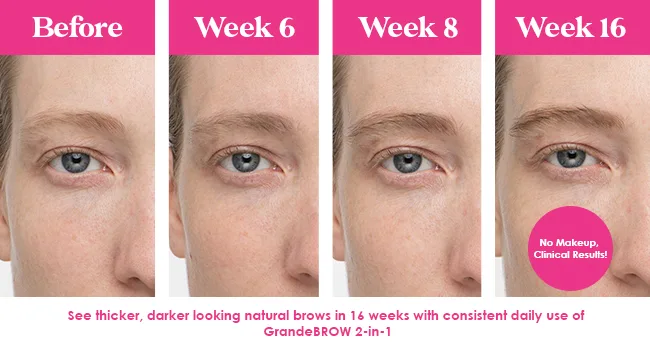 Grande Cosmetics GrandeBROW Brow Enhancing Serum GrandeBROW 2-in-1: Medium - Long Term B&A