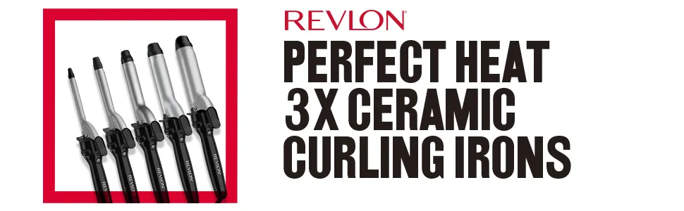 Revlon Perfect Heat Triple Ceramic Curling Iron | For Silky Smooth Spiral Curls (1/2 in) - curlingiron; curlingirons; ceramic; longlastingcurls; haircurlingiron; haircurlingirons; revlon