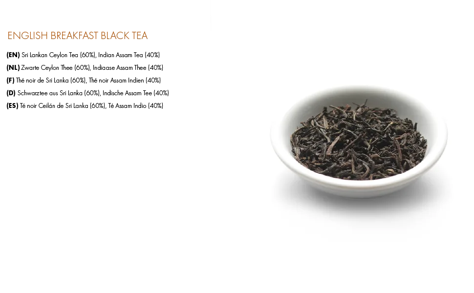 Revolution Tea - Mesh Infuser Full Leaf Tea - English Breakfast Black Tea - 20 B English Breakfast 120 Count (Pack of 1) - ingredients