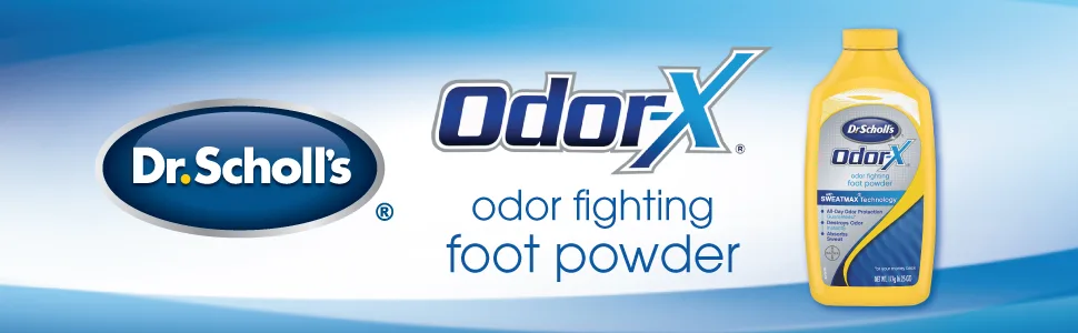 Dr. Scholl's Odor X All Day Deodorant Powder-6.25 oz (Packaging May vary) 6.25 Ounce (Pack of 1) - Dr. Scholl