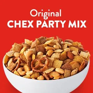 Rice Chex Gluten Free Breakfast Cereal, Made with Whole Grain, Homemade Chex Mix ingredient, 12 OZ - Original Chex Party Mix