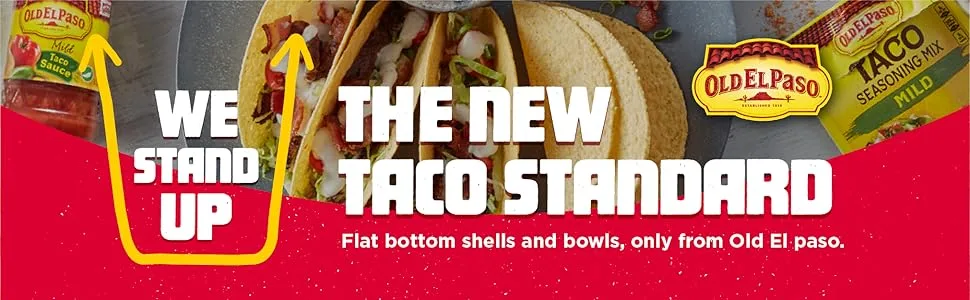 Old El Paso Taco Dinner Kit, Hard & Soft, 11.4 oz. - Header banner