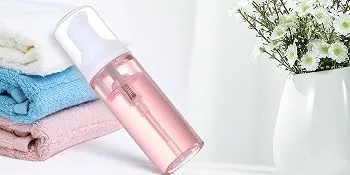 12 Pcs Empty Bottle Travel Soap Bottle | Plastic Foam Dispenser Bottle | Mini Foaming Soap Pump Dispenser for Cleaning, Travel, Cosmetics Packaging (50 ML) Clear - product information 3