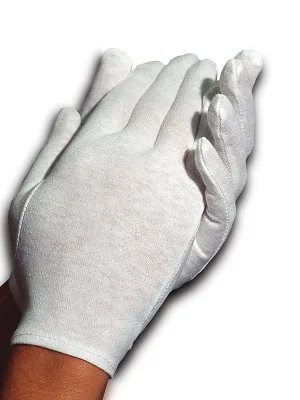 CARA Moisturizing Eczema Cotton Gloves, Small, 6 Pair Small (12 Count) - gloves