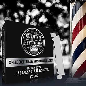 Barber Razor Blade - Single Edge Razor Blades 100 Count - Stainless Steel Razor Blades Single Edge - straight