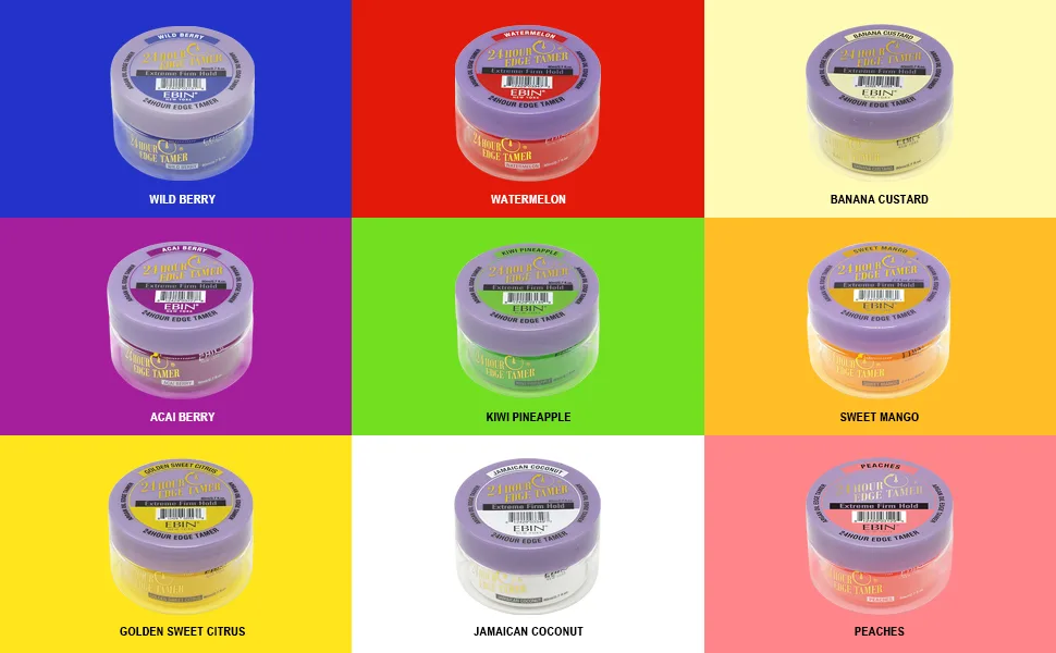 EBIN NEW YORK 24 Hour Edge Tamer Refresh (8.25oz/ 250ml, Acai Berry) 8.25 Ounce (Pack of 1) Acai Berry - 24hr edge tame control fruity acai berry Gifts for women