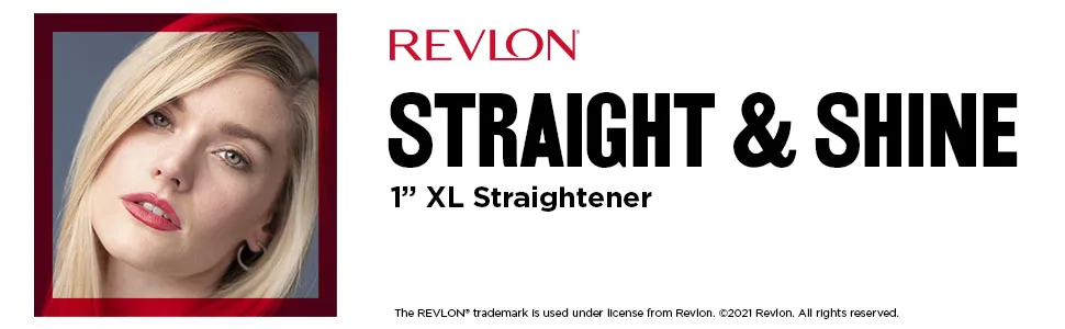 REVLON Crystal C + Ceramic Digital Hair Flat Iron | Long-Lasting Shine and Less Frizz, (1 in) 1 INCH FLAT IRON - flat iron; flat irons; straightener; straighteners; hair straightener; 1 inch plates; RVST2206