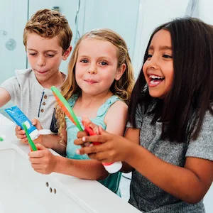 hello Dragon Dazzle Blue Raspberry Kids Toothpaste, Fluoride Toothpaste, Ages 2+, No Artificial Sweeteners, No SLS, Gluten Free, Vegan, Pack of 3, 4.2 OZ Tubes Dragon Raspberry - product information 4