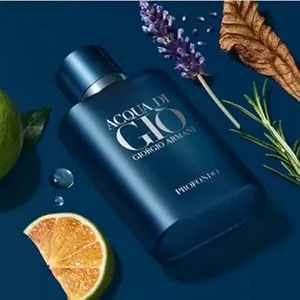 GIORGIO ARMANI Acqua Di Gio Profondo for Men Eau De Parfum Spray 4.2 Ounces, blue 4.2 Fl Oz (Pack of 1) - product information 1