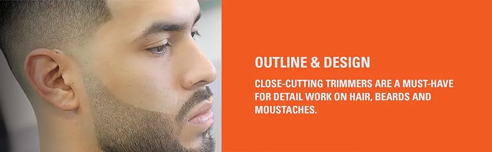 Andis 23475 Professional PivotPro Beard & Hair Trimmer with Carbon Steel T-Blade  Black, Pack of 1 - outlining cutting designs andis