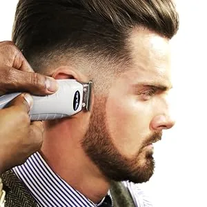 Andis 23475 Professional PivotPro Beard & Hair Trimmer with Carbon Steel T-Blade  Black, Pack of 1 - outlining trimming