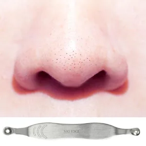 Seki Edge Blackhead Remover (SS-801) - Comedone Extractor for Blackheads & Whiteheads - Professional Pimple Popper Tool with 2 Hole Sizes - Easy to clean