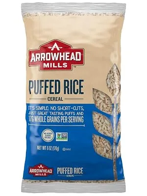 Arrowhead Mills Cereal, Puffed Rice, 6 oz. - whole;millet