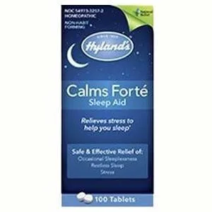 Hyland's 100 Count, Older Version, Packaging May Vary, Calms Forte, 100 Count (Pack of 3) - calms forte sleep aid, insomnia, no jet lag homeopathic pills, hyland insomnia, natural sleep aid