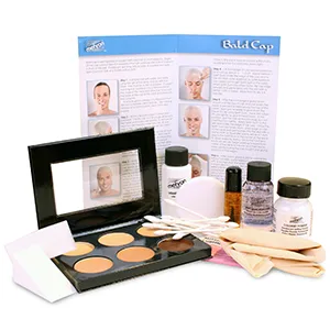 Mehron Makeup Premium Character Kit (Bald Cap) - Mehron Makeup Bald Cap