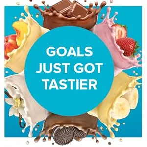 GNC Total Lean Lean Shake with 25g of Protein in just 170 Calories, Vanilla Bean 12 servings Vanilla 12 Servings (Pack of 1) - Total Lean