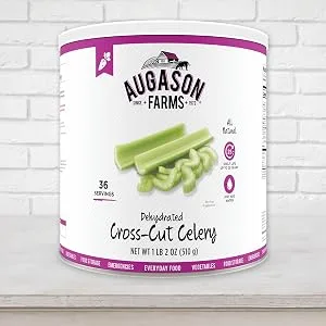 Augason Farms Dehydrated Cross Cut Celery 1 lb 2 oz No. 10 Can - product information 2