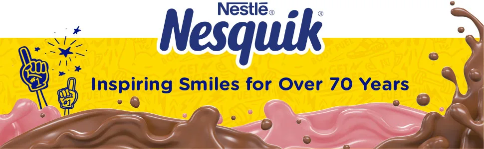 Nesquik Chocolate Powder 14.1 oz - Inspiring Smiles for 70 Years