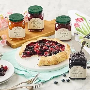 Stonewall Kitchen Seedless Black Raspberry Jam, 12 ounces Black Raspberry 12.25 Ounce (Pack of 1) - jams in baking