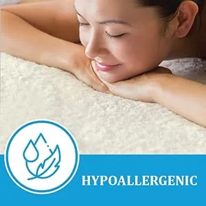 ForPro Premium Fleece Massage Pad Set, Natural, Extra Soft, Hypoallergenic, for Massage Tables, Includes Pad and Face Rest Cover, 31 W x 72 L - ForPro Premium Fleece Massage Pad Set,