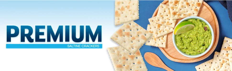 Premium Original Mini Saltine Crackers, 6 - 11 oz Boxes - image