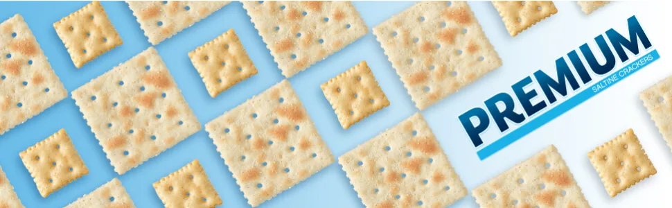 Premium Original Mini Saltine Crackers, 6 - 11 oz Boxes - image