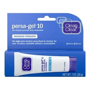 Clean & Clear, Persa-Gel 10 Acne Spot Treatment, Maximum Strength, 1 Oz 1 Ounce (Pack of 1) - Persa-Gel 10 Acne Medication
