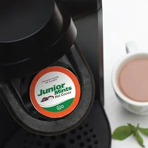 Junior Mint Chocolate MintSingle-Cup Hot Cocoa for Keurig K-Cup Brewers, 12 Count - Compatible K cups Hot Cocoa
