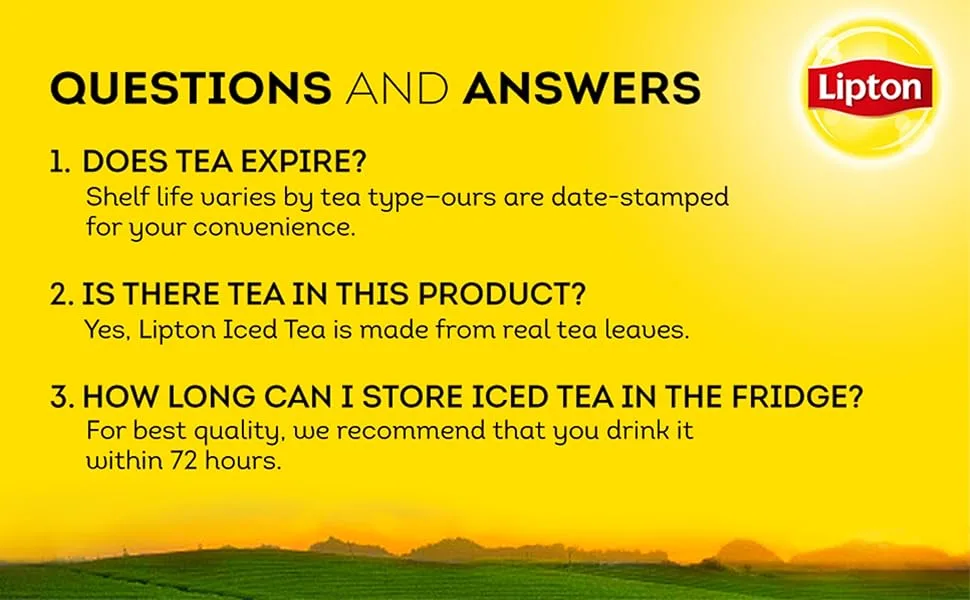 Lipton Powdered Sweetened Lemon Black Tea Mix, Great for Party, Iced Tea Mix (28qt) - Questions & Answers