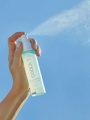 Coola Face Makeup Setting Spray SPF 30 Infused With Hyaluronic Acid 1.5 OZ - weightless makeup setting spray