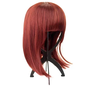 Wig Stand Holder-Rbenxia 6pcs Portable Durable Plastic Folding Wig Holder Hairpieces Display Tool Stable Wig Stand Dryer (Black) - product information 6