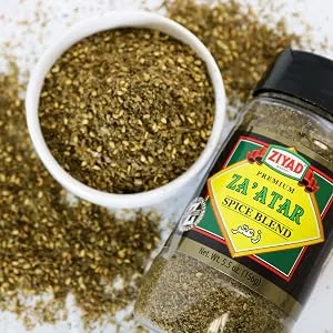 Ziyad Shaker Premium Za'atar Spice Blend, Flavorful Spices, No Additives, No Preservatives, No Salt, No MSG, 5.5 oz - zaatar shaker