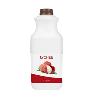 Tea Zone 64 fl.oz Lychee Syrup - Tea Zone Lyche syrup is perfect for making slushes, smoothies, juices, flavored teas, frozen yogurt