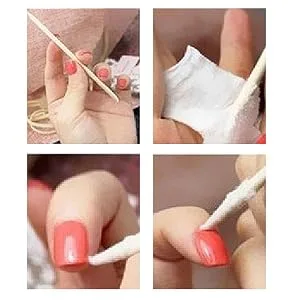 Adecco LLC Orange Sticks for Nails,Wooden Cuticle Sticks, Manicure Sticks Pedicure Tool 110mm (50P) - product information 21