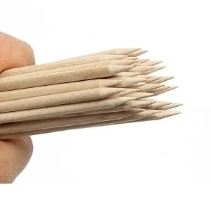 Adecco LLC Orange Sticks for Nails,Wooden Cuticle Sticks, Manicure Sticks Pedicure Tool 110mm (50P) - product information 22