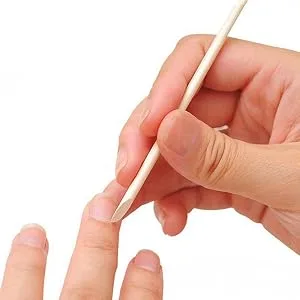 Adecco LLC Orange Sticks for Nails,Wooden Cuticle Sticks, Manicure Sticks Pedicure Tool 110mm (50P) - product information 24