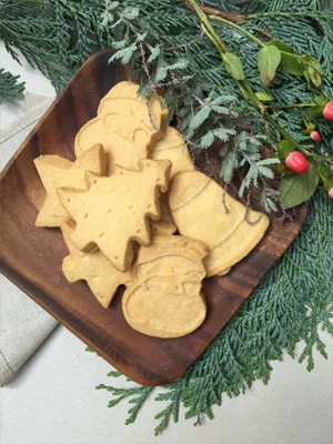 Walker's Shortbread Christmas Tree Shaped Mini Holiday Cookies, Pure Butter Shortbread Cookies, 5.3 Oz Box Christmas Tree Shaped Cookies - Festive